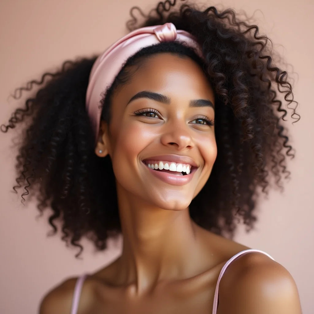 Satin Bonnet For Curly Hair - Bonnet en satin pour cheveux bouclés : soin nocturne optimal
