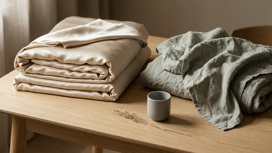 Lin ou soie : quelle matière choisir pour dormir ? - StudioSoie