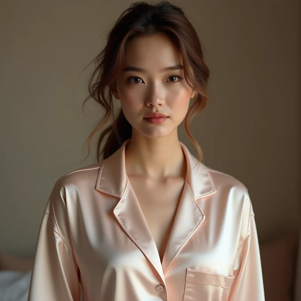 Silk Pajamas For Women - Pyjamas en soie pour femmes Confort et élégance nocturne