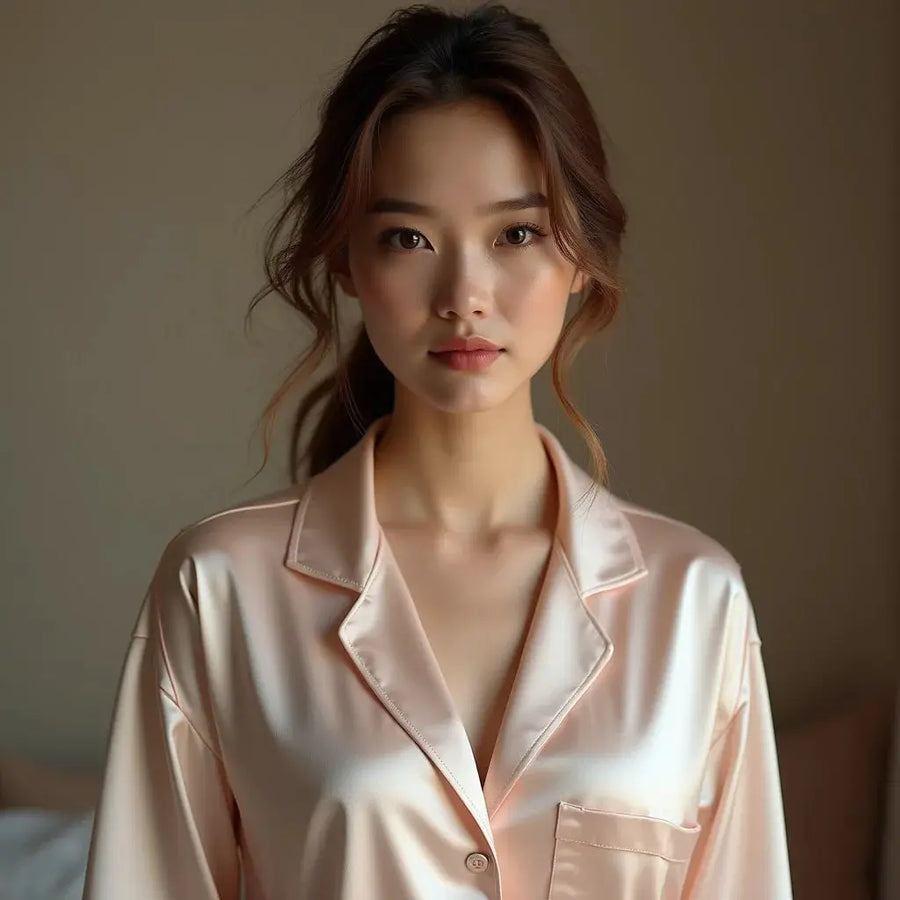 Zijden pyjama's voor dames Comfort en nachtelijke elegantie - StudioSoie