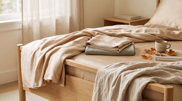 Mude para roupa de cama de seda neste outono - StudioSoie