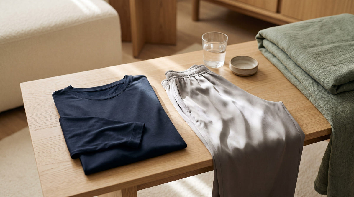 Pyjama en soie homme : ce que la science sait du tissu dans lequel on dort - StudioSoie