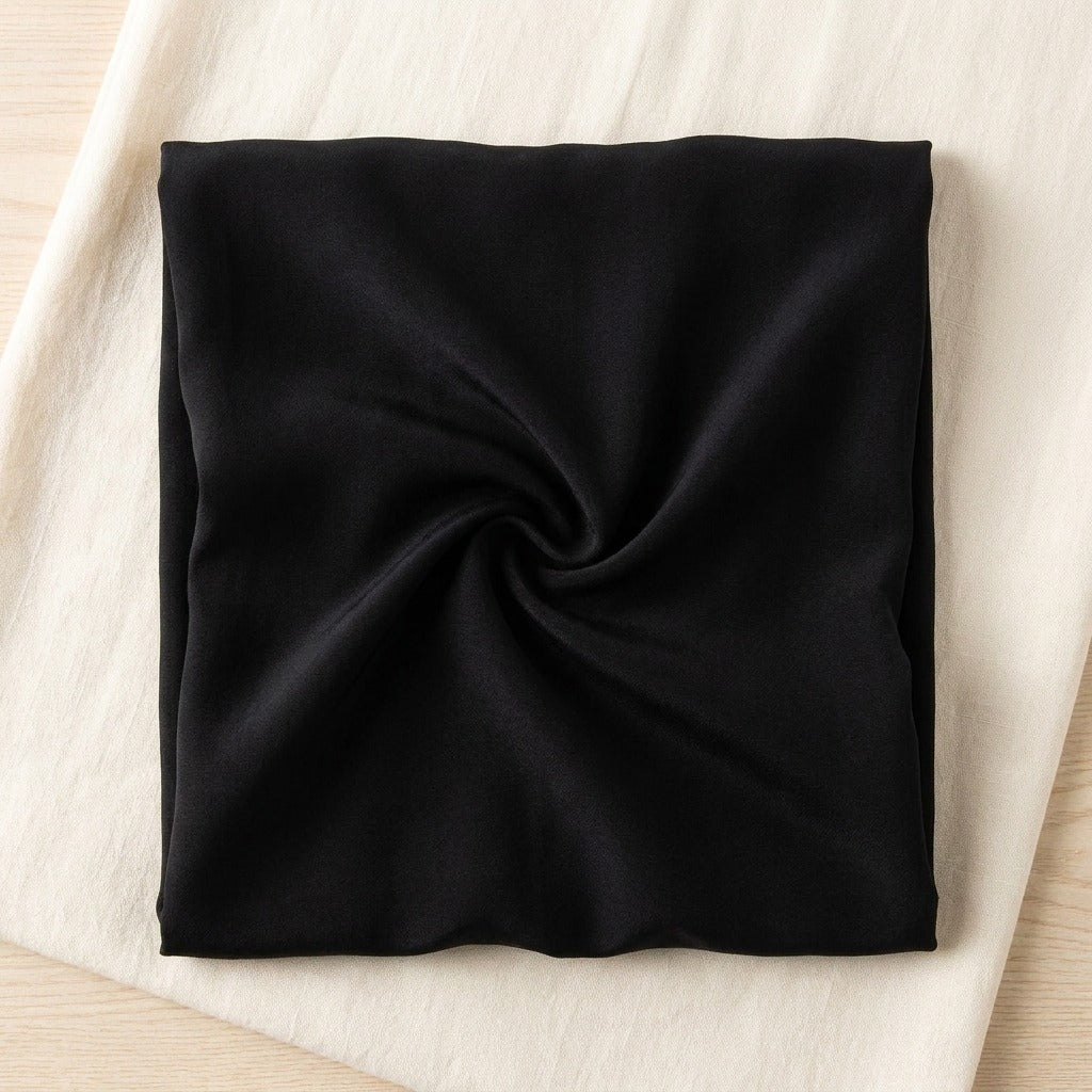 Mini Robe en Crêpe de Chine de Soie 100 % — Sans Manches 7 Coloris Femme - coloris noir | StudioSoie