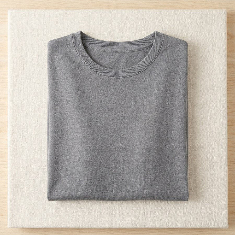 Sous-pull soie & viscose thermique manches longues femme - coloris Gris | StudioSoie