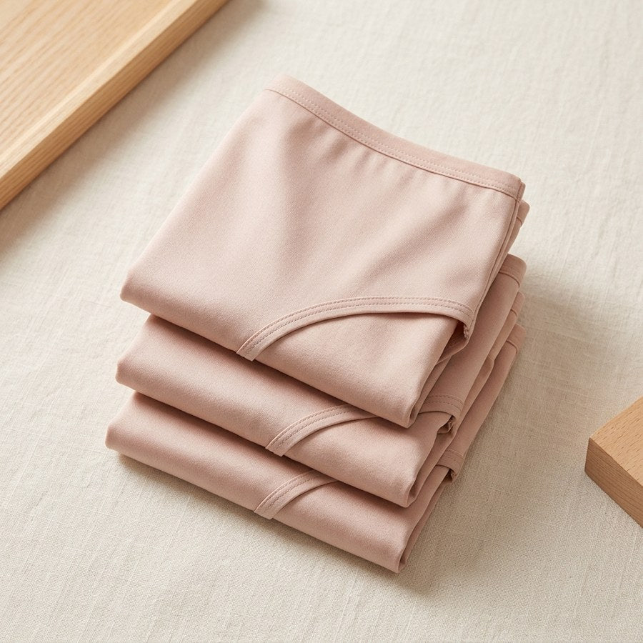 Lot de 3 culottes en soie de mûrier taille basse femme - coloris Lot uni · Camée ×3 | StudioSoie
