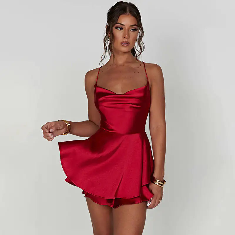 Robe en Satin - Collection Noël - StudioSoie