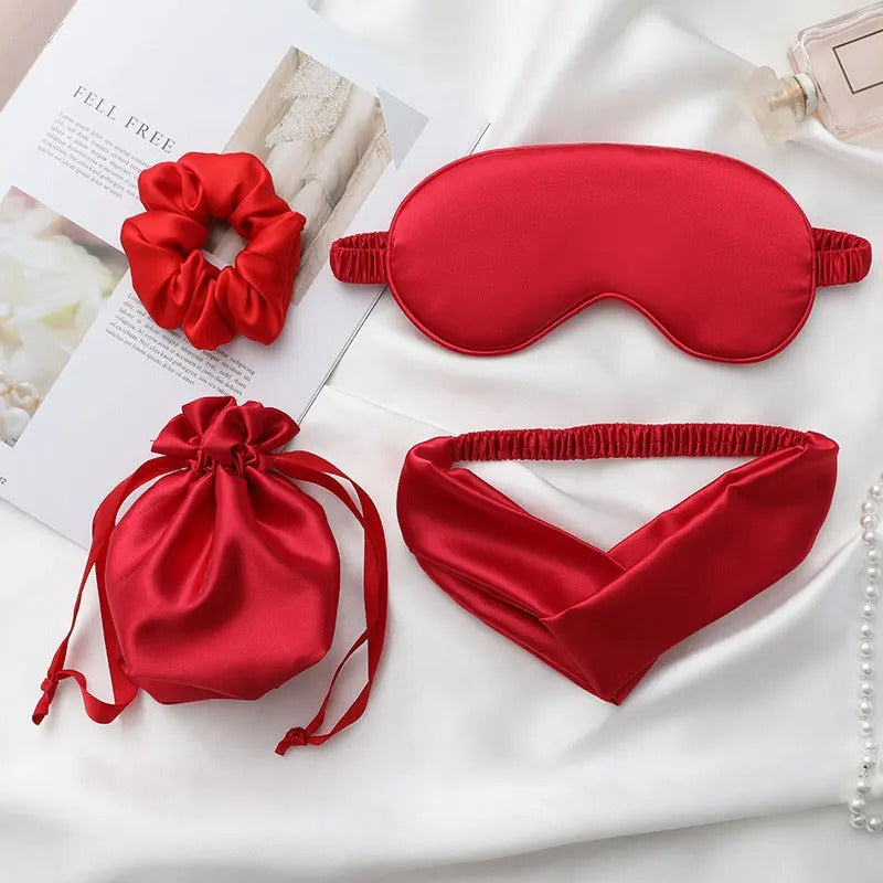 Ensemble Cadeau Satin Premium - Idéal pour Noël - StudioSoie
