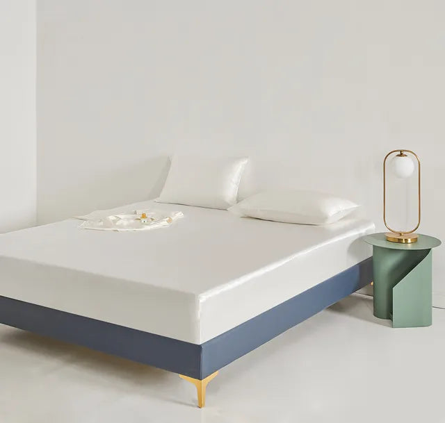 Drap Housse en Soie 22MM Rose StudioSoie