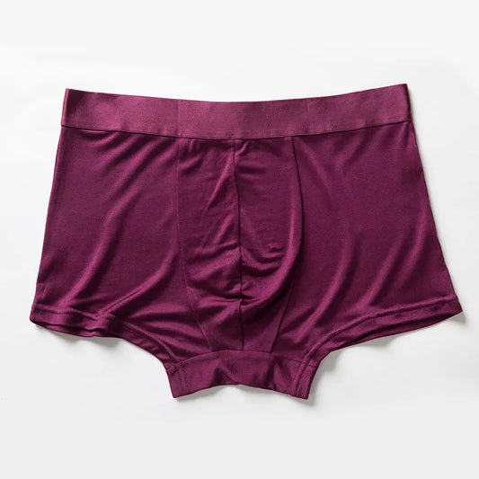 Boksershorts for menn i 100 % silke