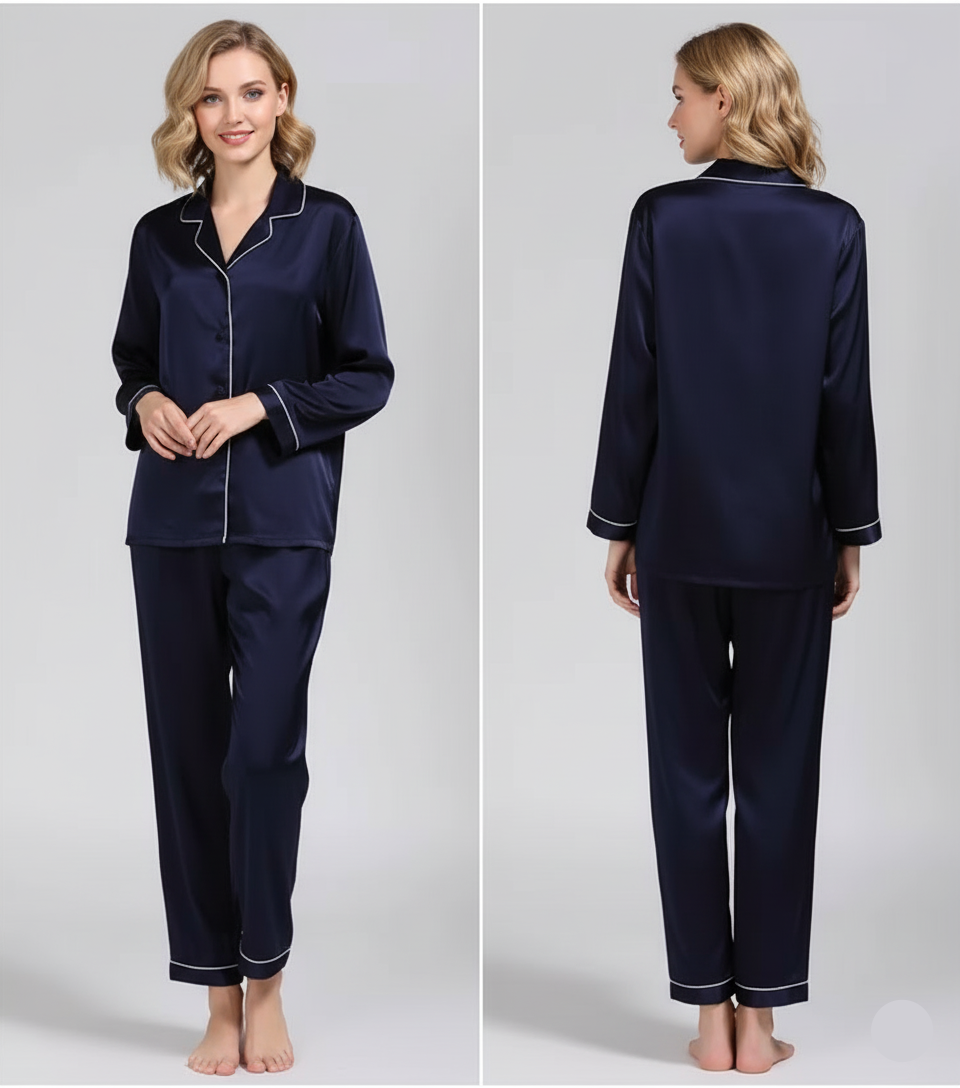 Pyjama en Soie de Mûrier 100% Naturelle - StudioSoie