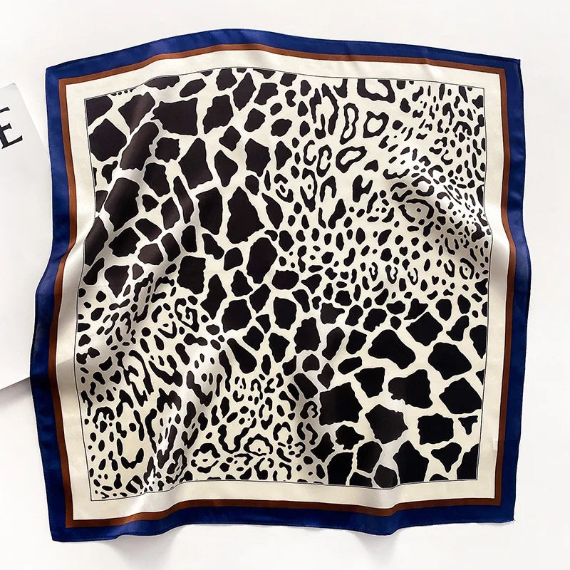 Nature Silk Neck Scarves Lady Foulard Lovely Strawberry Print 100% Real Silk Square Scarf for Women Bag Ribbon Hairband Kerchief - StudioSoie - 