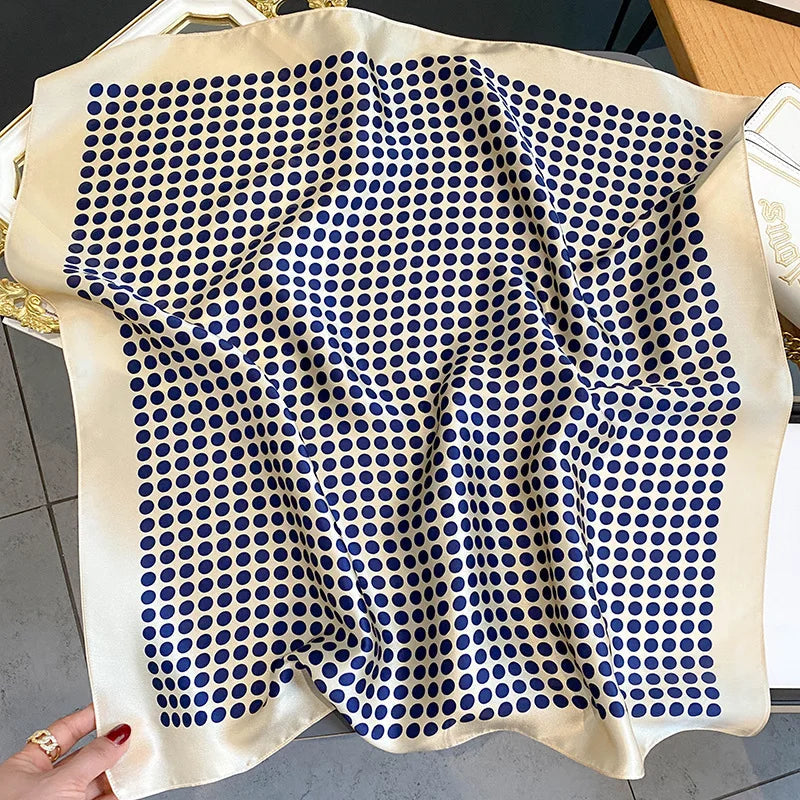 Foulard Carré en Soie Naturelle 65 cm - Accessoire Luxe 100% Soie de Mûrier - StudioSoie