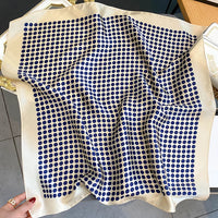 Foulard Carré en Soie Naturelle 65 cm - Accessoire Luxe 100% Soie de Mûrier