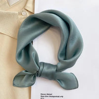 Nature Silk Neck Scarves Lady Foulard Lovely Strawberry Print 100% Real Silk Square Scarf for Women Bag Ribbon Hairband Kerchief - StudioSoie - 
