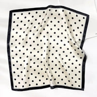 Nature Silk Neck Scarves Lady Foulard Lovely Strawberry Print 100% Real Silk Square Scarf for Women Bag Ribbon Hairband Kerchief - StudioSoie - 