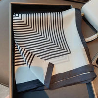 Foulard Carré en Soie Naturelle 65 cm - Accessoire Luxe 100% Soie de Mûrier