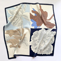 Foulard Carré en Soie Naturelle 65 cm - Accessoire Luxe 100% Soie de Mûrier