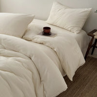 Påslakan i Skrynklig Bomull — Naturlig Mjukhet