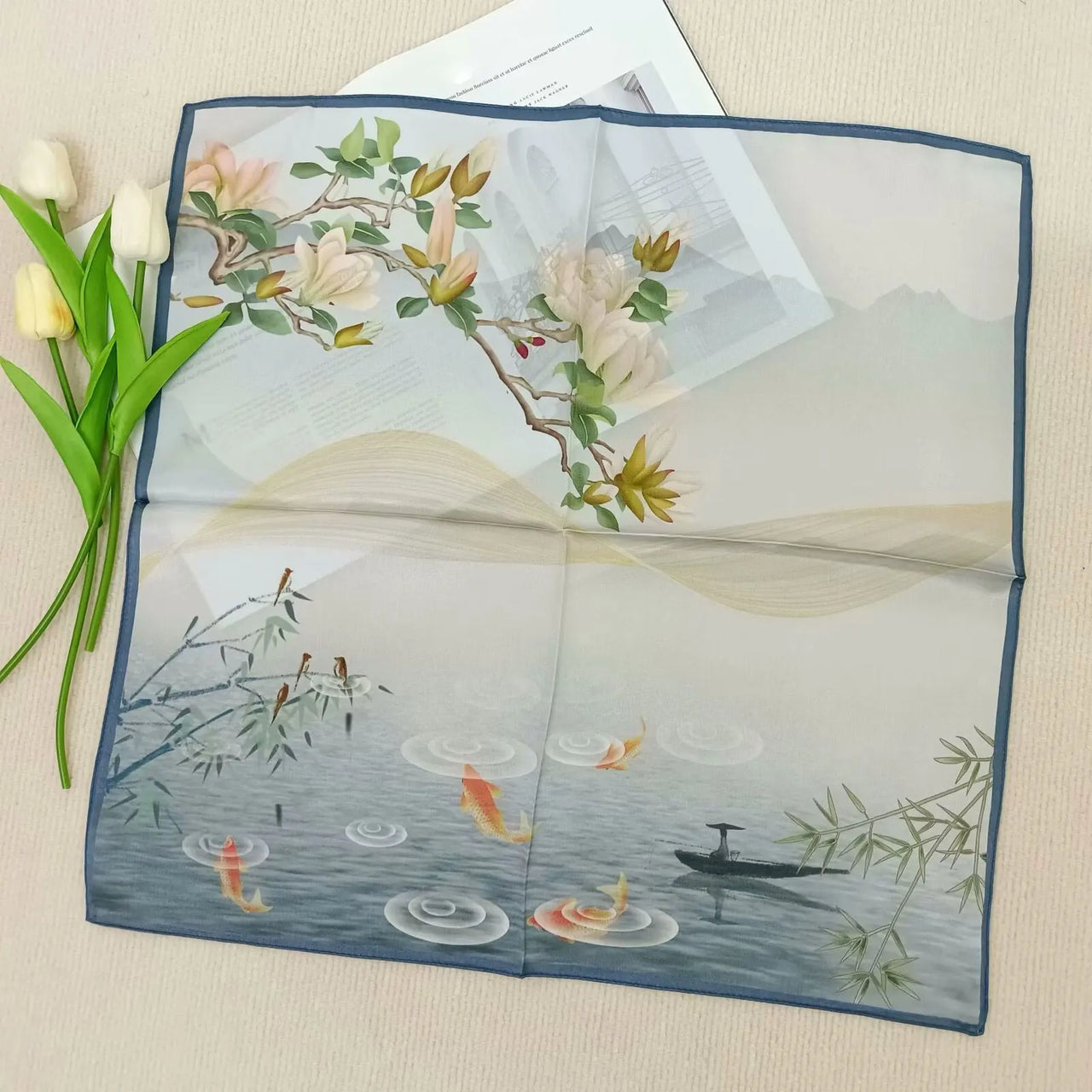 Trefil - Silkihalslín - Silkiferningur - Bandana