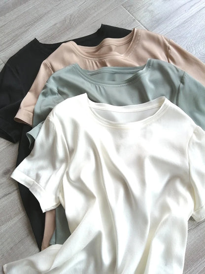 Silk T-shirt - Large Fit