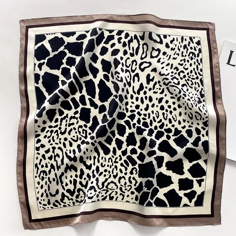 Nature Silk Neck Scarves Lady Foulard Lovely Strawberry Print 100% Real Silk Square Scarf for Women Bag Ribbon Hairband Kerchief - StudioSoie