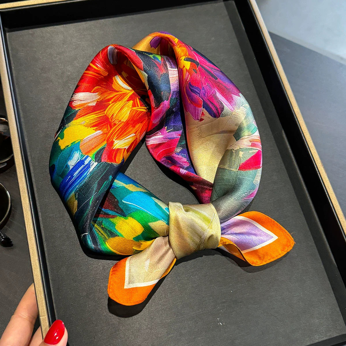 Écharpe - Foulard - Carré en Soie - Bandana - StudioSoie