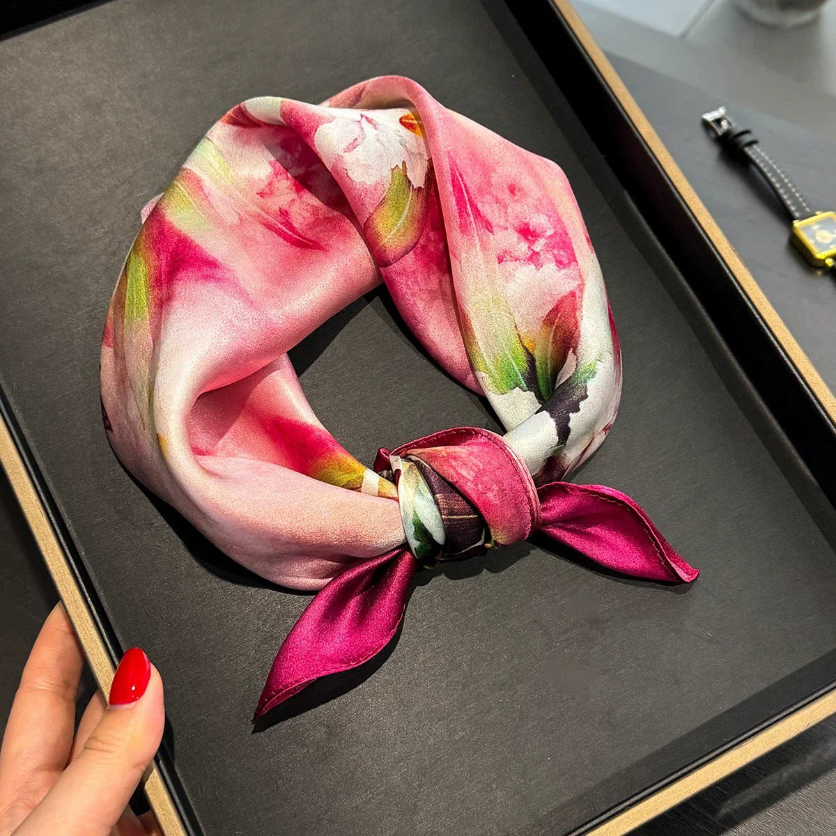 Écharpe - Foulard - Carré en Soie - Bandana - StudioSoie