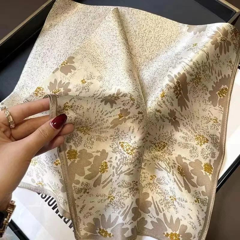 Foulard Carré en Soie Naturelle 65 cm - Accessoire Luxe 100% Soie de Mûrier - StudioSoie