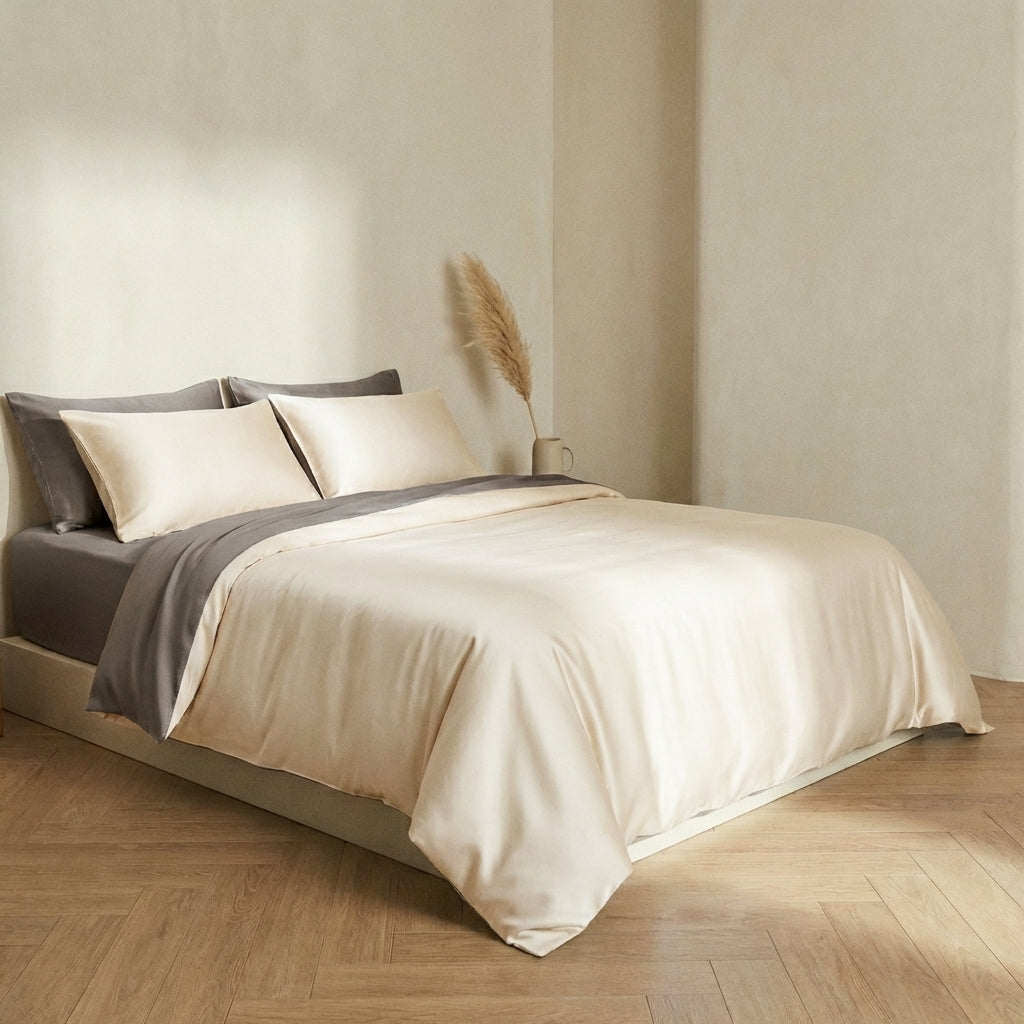 Capa de Edredão em Seda - 100% Seda de Amoreira - Fecho com Zíper