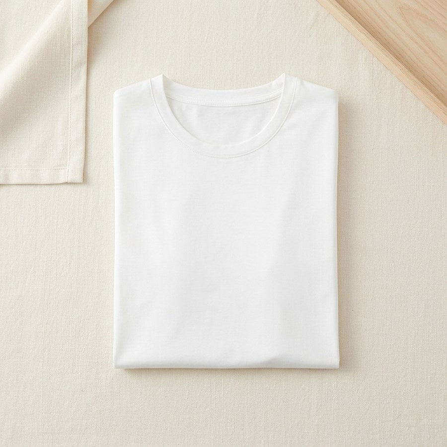 T-shirt soie & coton manches courtes femme - coloris Blanc | StudioSoie