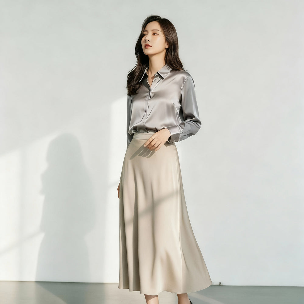 Blouse en Soie de Mûrier 100% Naturelle - Femme - StudioSoie