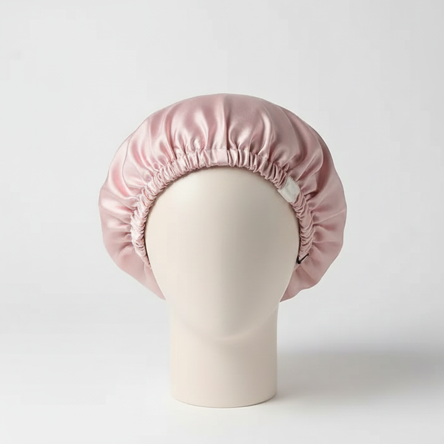 Bonnet de Nuit en Soie de Mûrier 100% Natureller - Cheveu doux - StudioSoie
