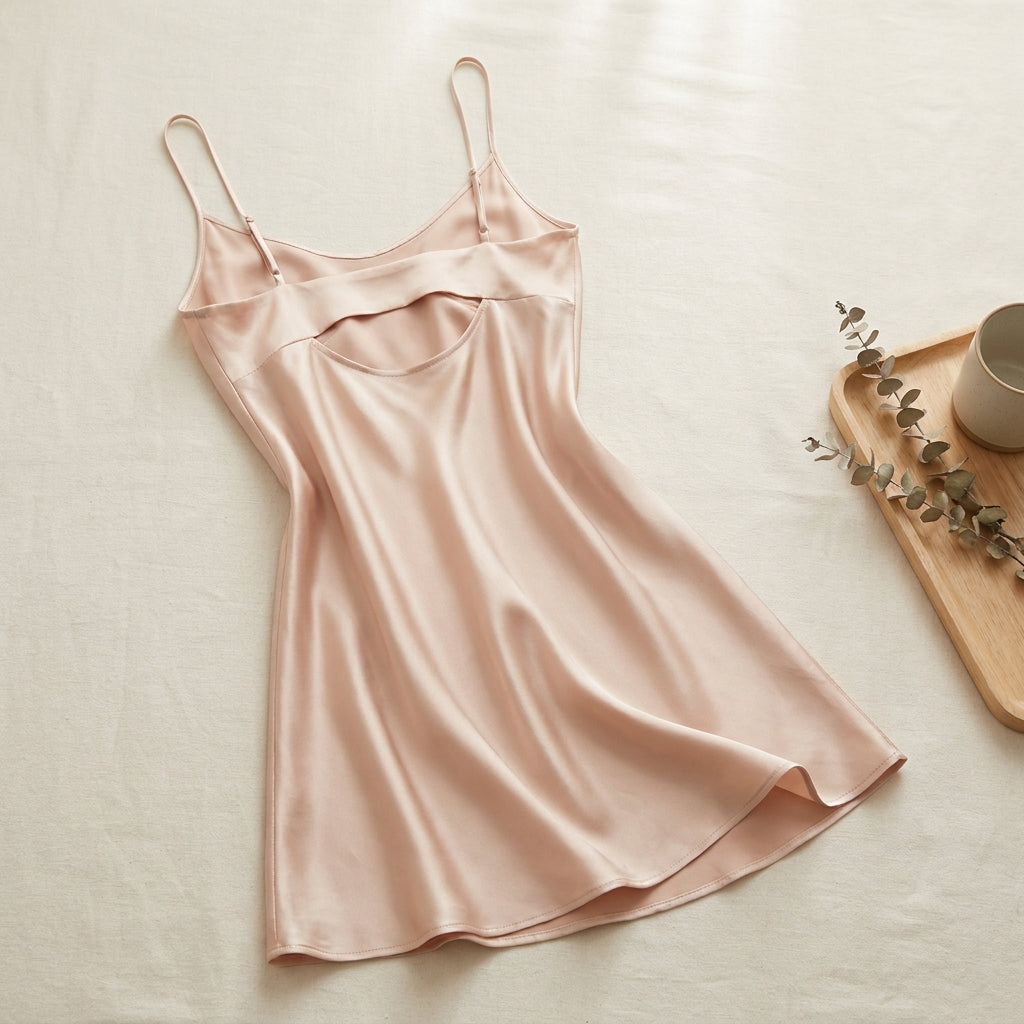Chemise de Nuit en Soie de Mûrier 100% - 16 MM - StudioSoie