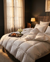 100% White Goose Down Comforter — Premium All Seasons Comfort