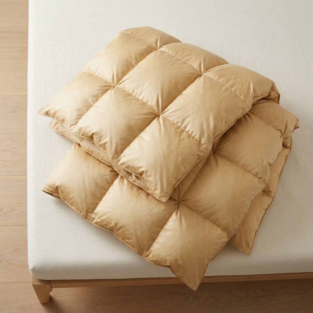 100% White Goose Down Comforter — Premium All Seasons Comfort