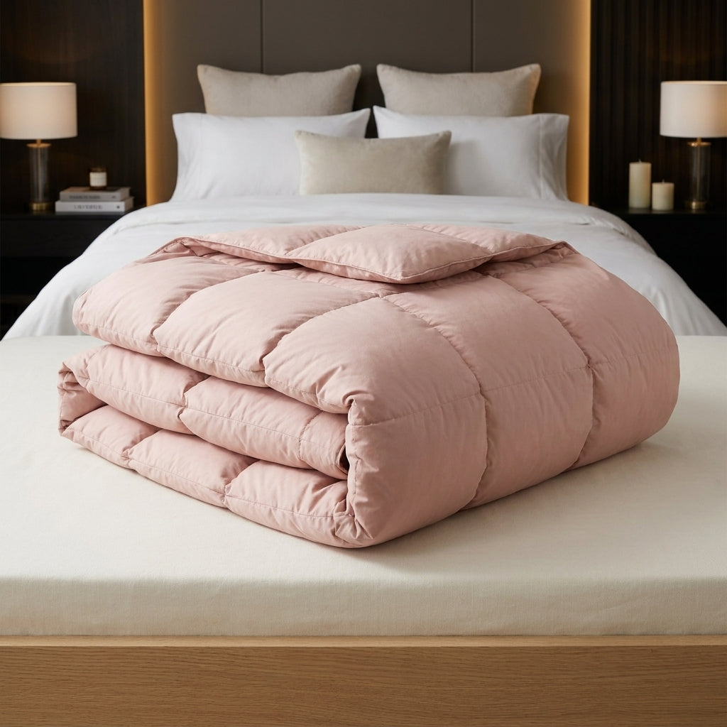 Couette en Duvet d'Oie Blanc 100% — Confort Premium Toutes Saisons - StudioSoie
