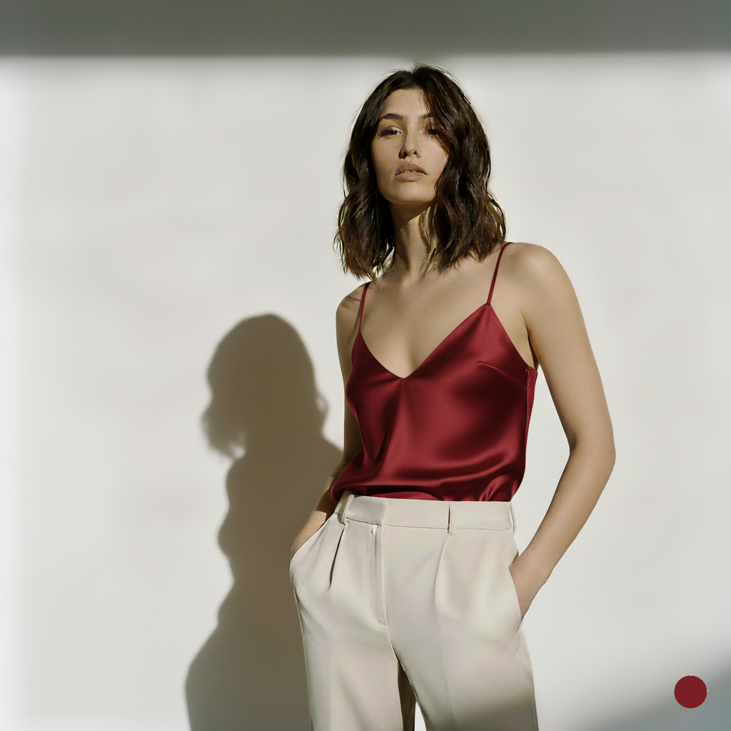 Débardeur en Satin pour Femme - StudioSoie