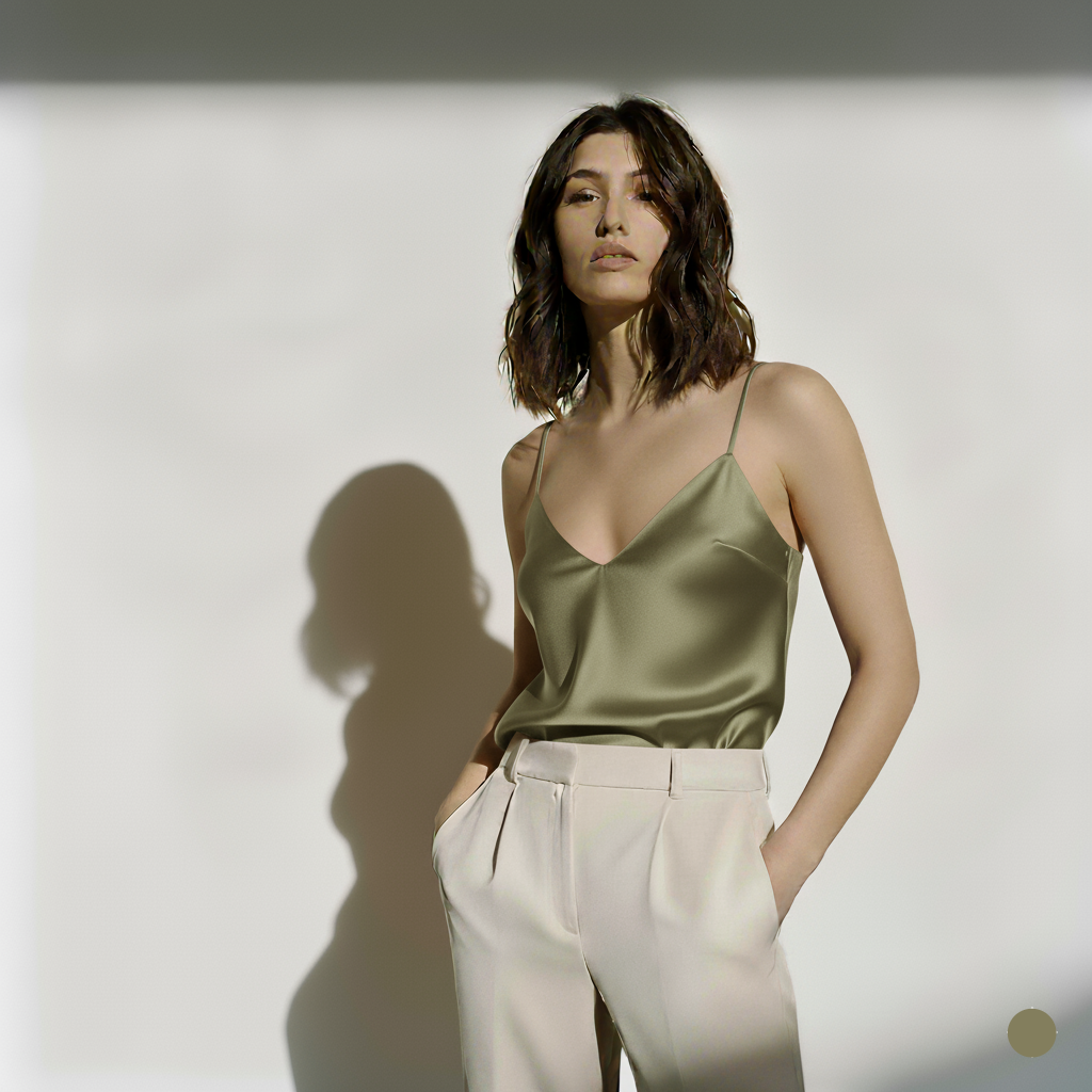 Débardeur en Satin pour Femme - StudioSoie