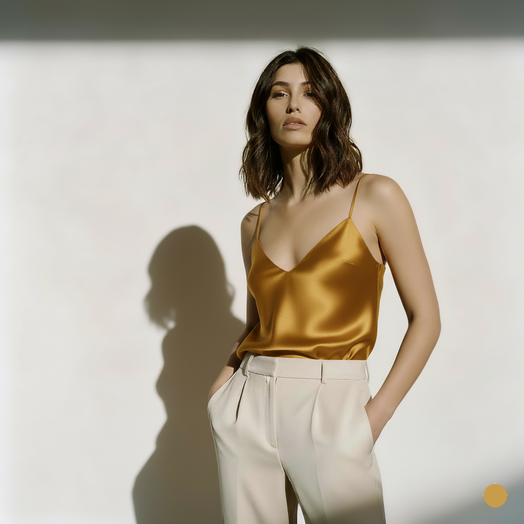 Débardeur en Satin pour Femme - StudioSoie