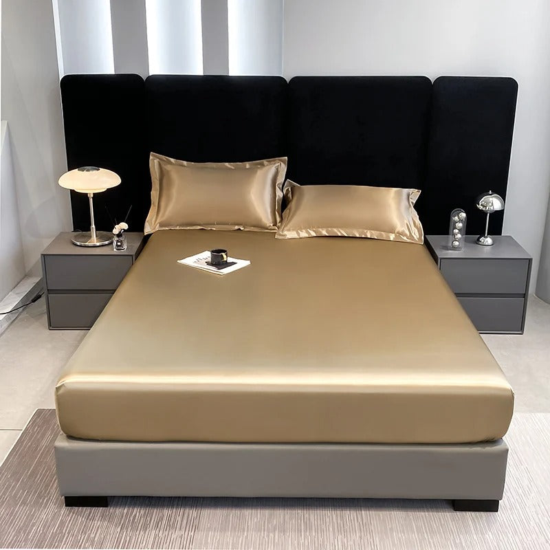 Drap Housse en Satin - StudioSoie