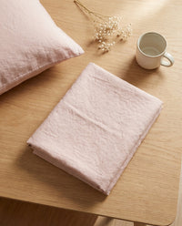 Drap Plat en Lin Français Lavé - Linge de Lit Luxe 100% Lin Naturel - StudioSoie