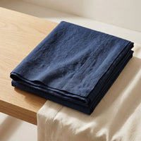 Drap Plat en Lin Français Lavé - Linge de Lit Luxe 100% Lin Naturel - StudioSoie