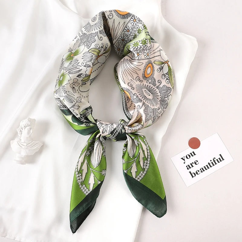 Foulard en Satin de Soie Luxueux - StudioSoie