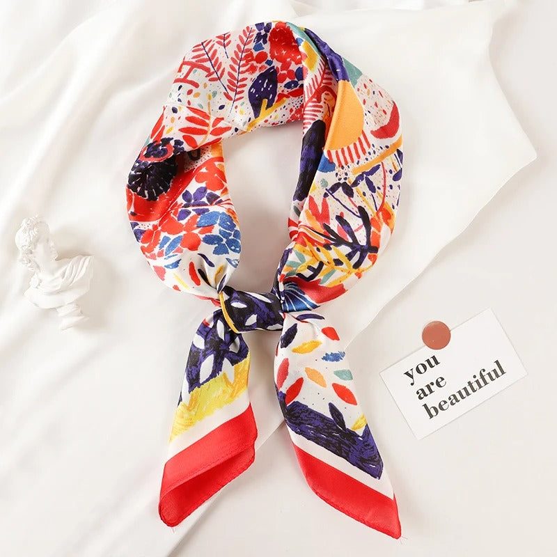 Foulard en Satin de Soie Luxueux - StudioSoie