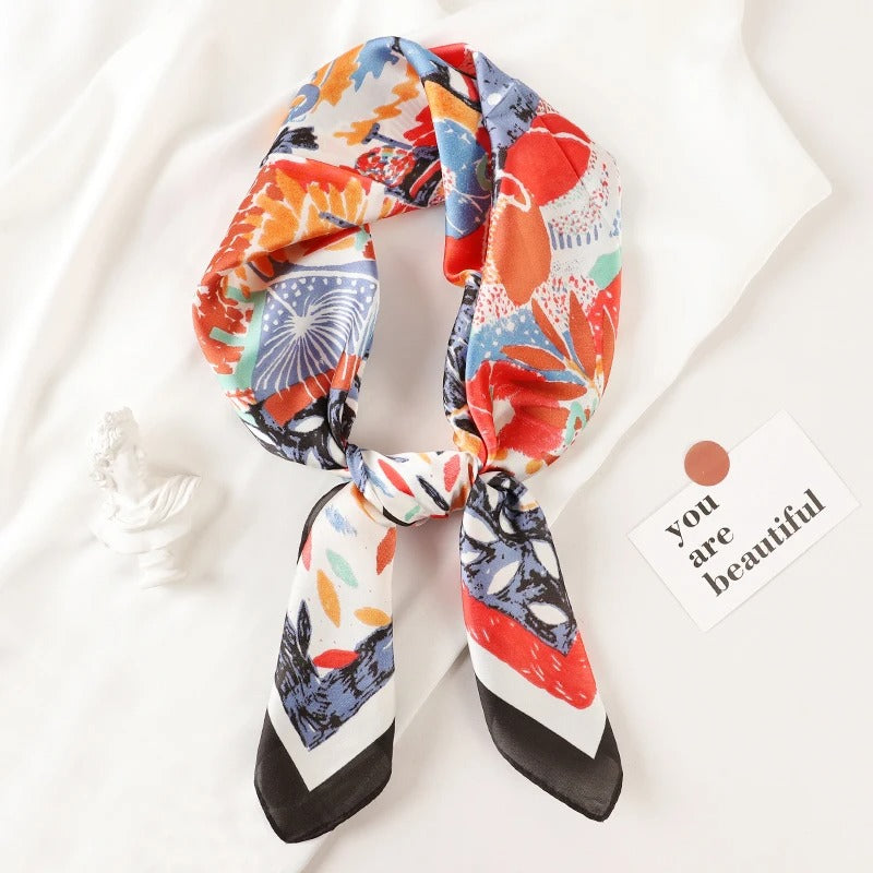 Foulard en Satin de Soie Luxueux - StudioSoie