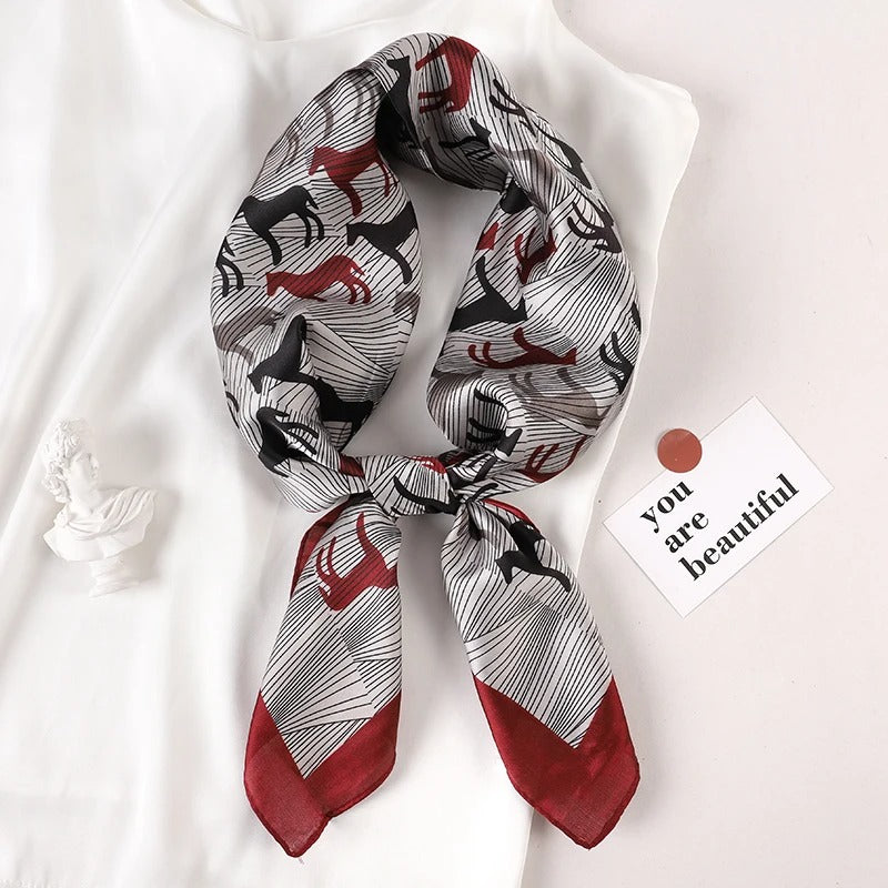 Foulard en Satin de Soie Luxueux - StudioSoie