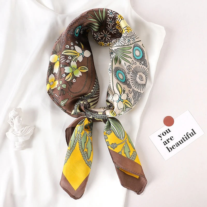 Foulard en Satin de Soie Luxueux - StudioSoie