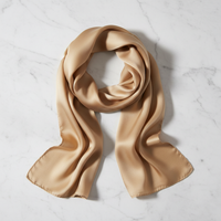 Silke Tørklæde i Morbærsilke 70 cm - Naturlig Elegance