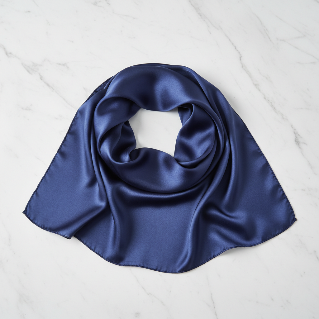 Foulard Carré en Soie de Mûrier 70 cm - Élégance Naturelle - StudioSoie