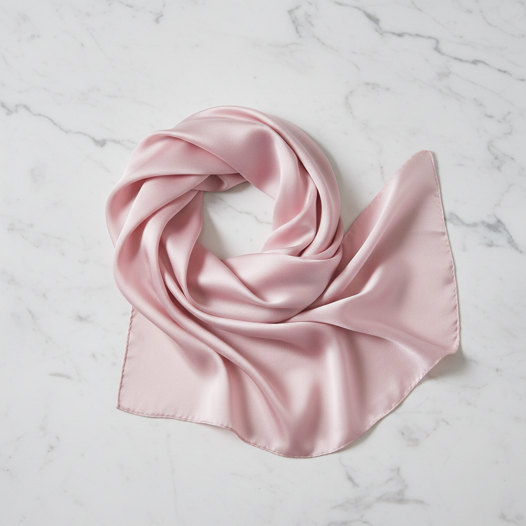 Foulard Carré en Soie de Mûrier 70 cm - Élégance Naturelle - StudioSoie